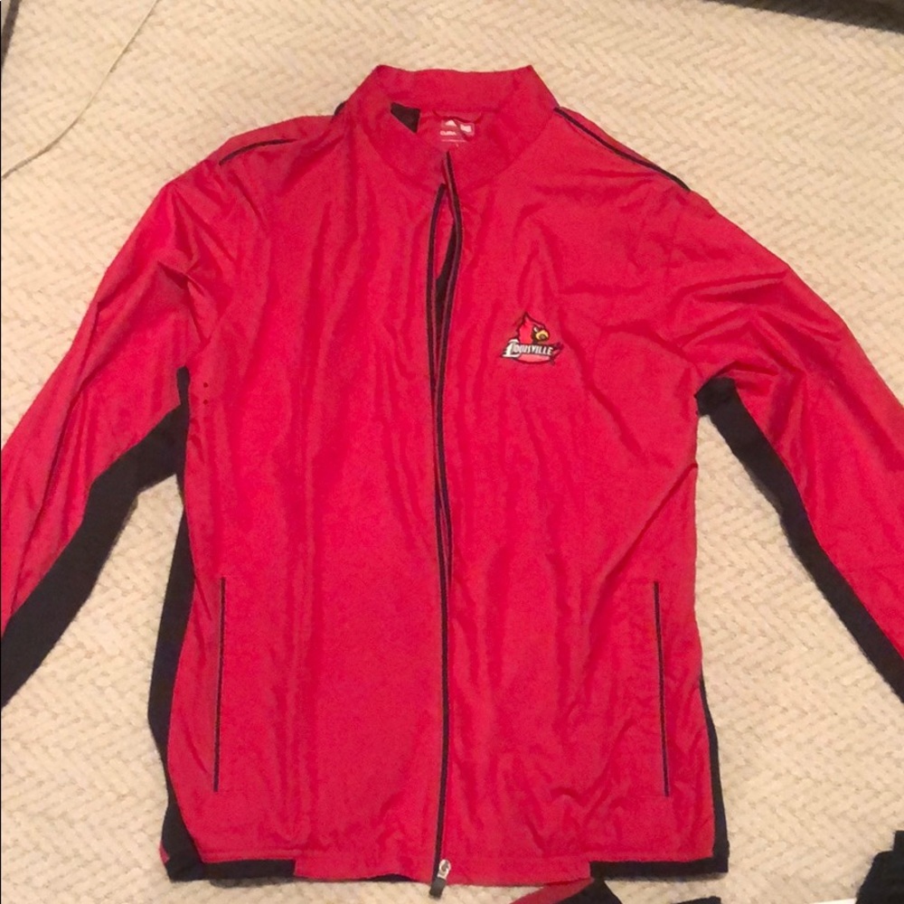 Adidas Louisville Cardinals CLIMAPROOF windbreaker